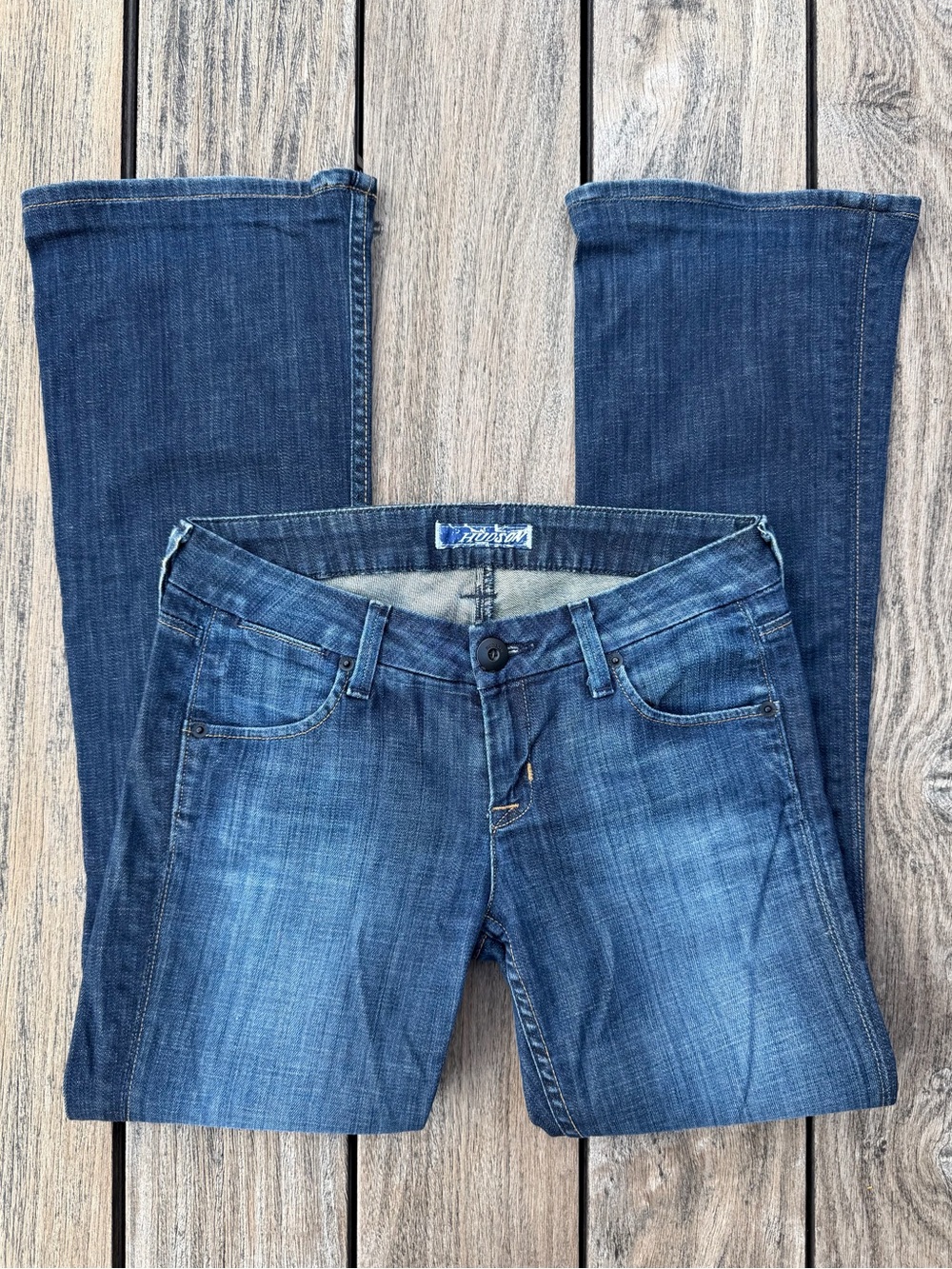Hudson Low Rise Bootcut Jeans Size 26 Dark Wash Stretch Denim